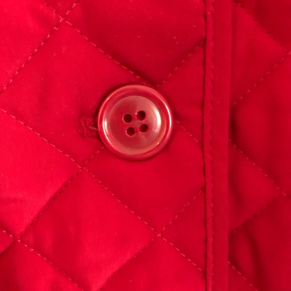 Vintage Covington Cranberry Red Quilted Jacket - Picture 7 of 9